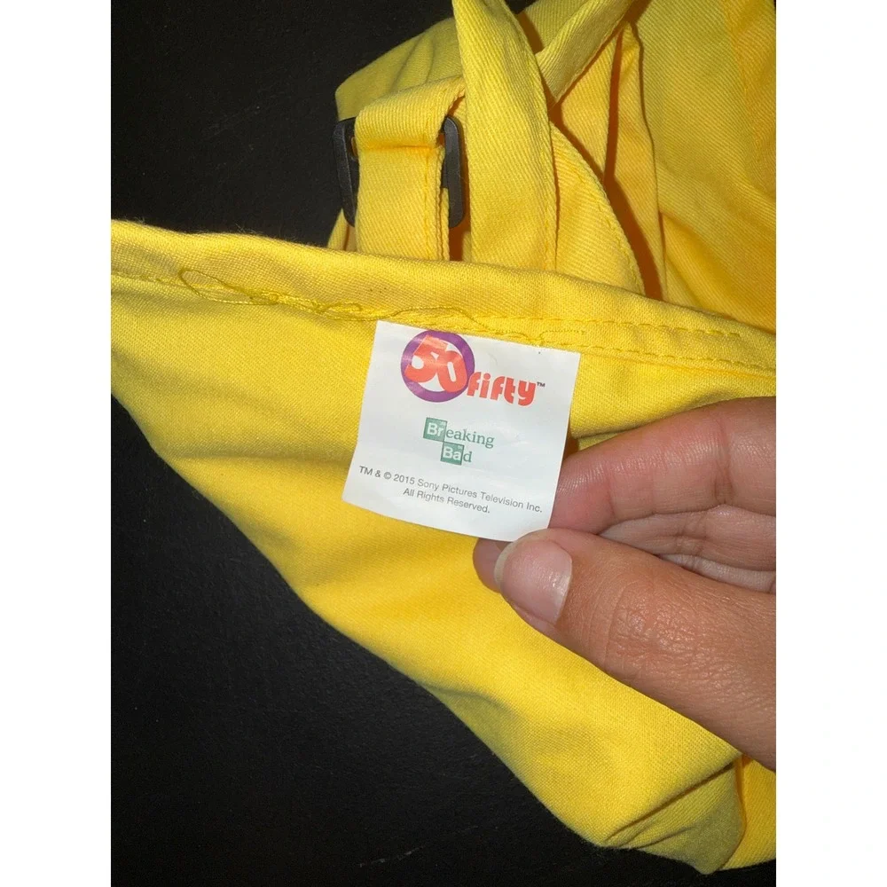 Breaking Bad Los Pollos Hermanos Yellow Apron 50 Fifty TV Show Merch Gus Fring